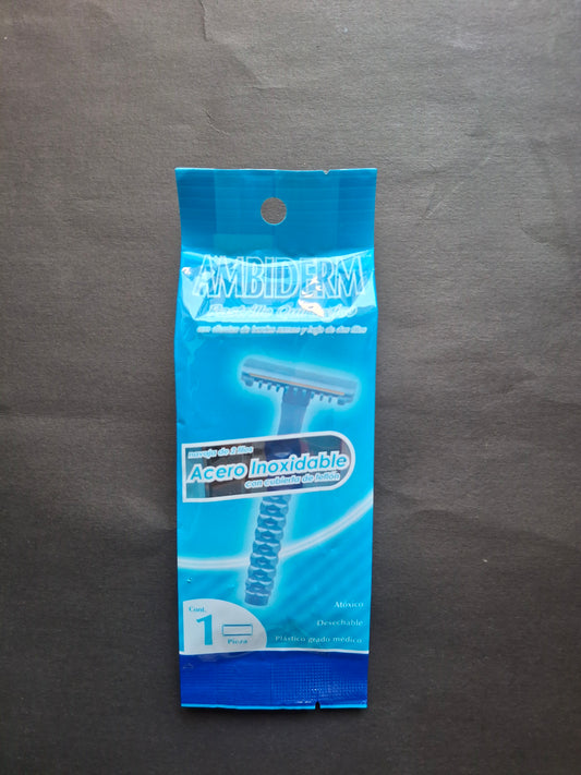 RASTRILLO QUIRURGICO CON DIENTES DE BORDES ROMOS DOS FILOS NO ESTERIL AMBIDERM CAJA C/100